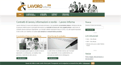 Desktop Screenshot of lavoroinforma.net
